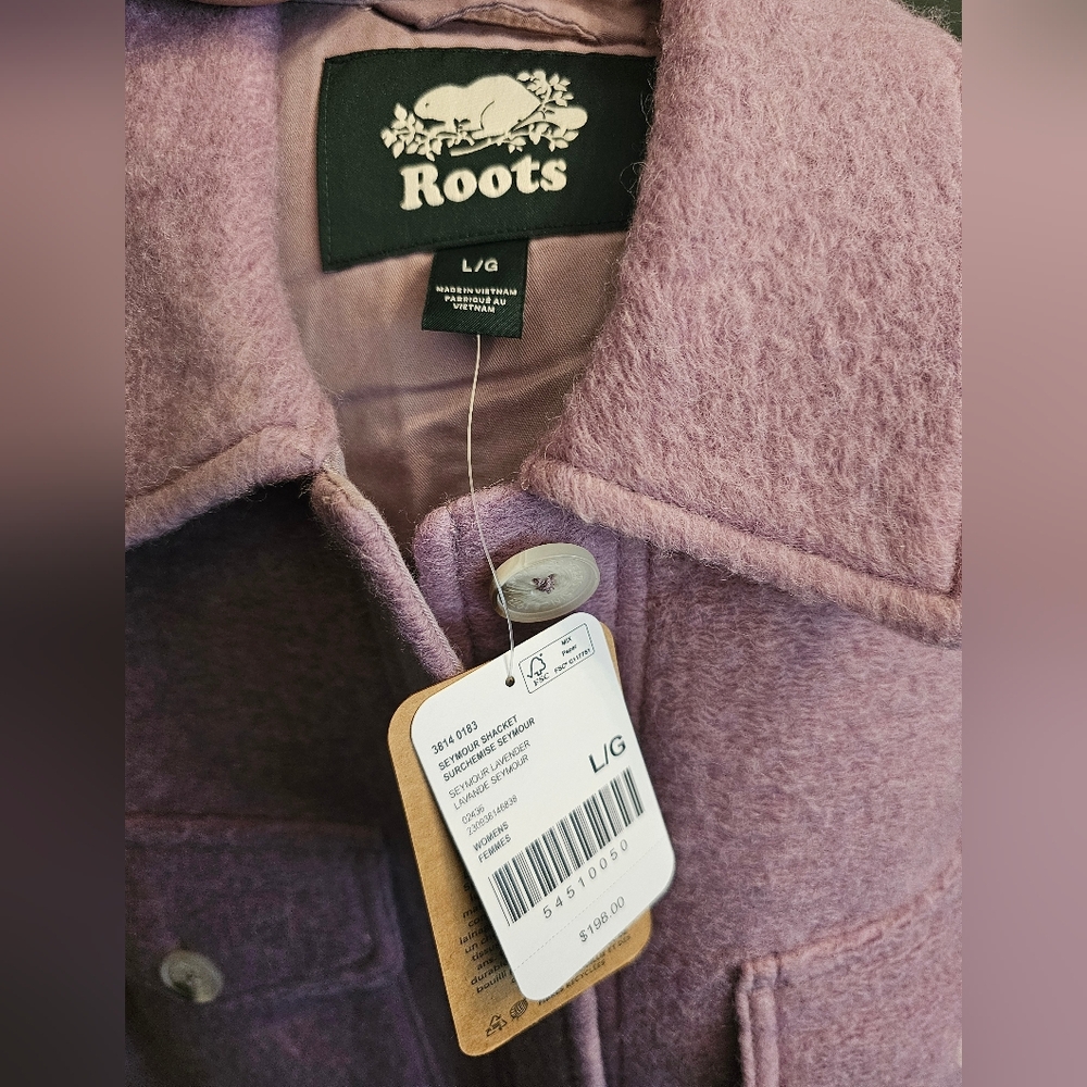 NWT Roots Shacket - Picture 6 of 7
